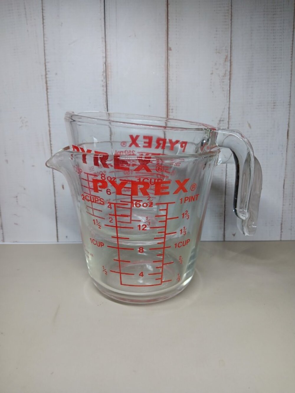 Vintage Pyrex Measuring Cup Set 2 Piece 1 Cup And 2 Cup Glass Kitchen Tool - Picture 13 of 13